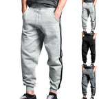 Herren Sportliche Jogginghose mit praktischen Taschen und Kontraststreifen R&B