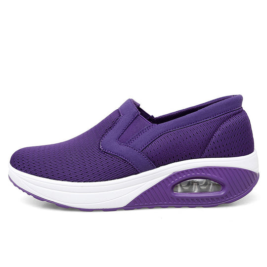 Damen Atmungsaktive Slip-On Sneakers mit dämpfender Sohle und flexiblem Design R&B