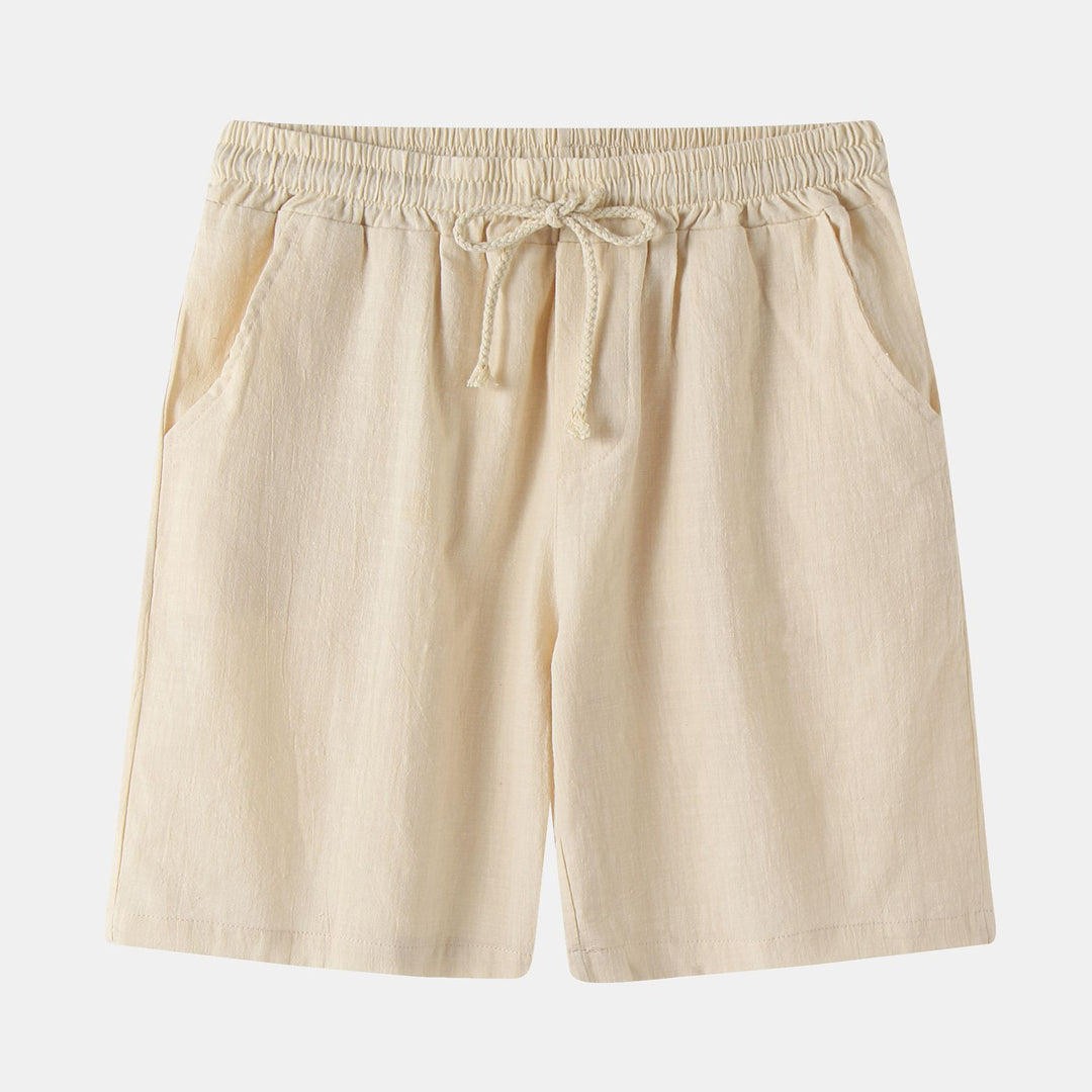 Herren Bermuda-Shorts mit elastischem Bund und seitlichen Taschen R&B
