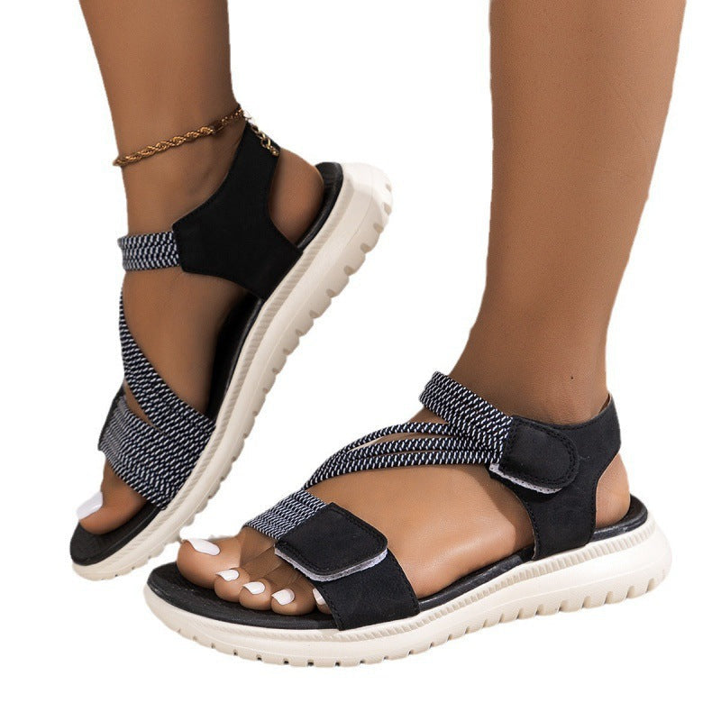 Damen Sportliche Riemchen-Sandalen mit ergonomischem Design R&B