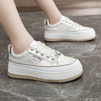Damen Modische Sneaker mit floralem Design und erhöhtem Plateau R&B
