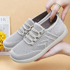 Damen Sportliche Mesh-Sneaker mit flexiblem Sohlenkonzept