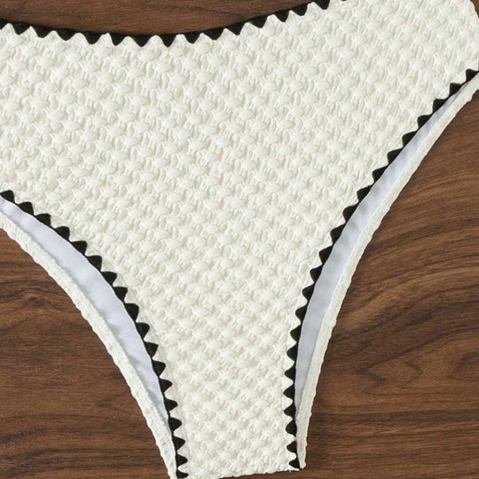 Damen Bandeau-Bikini mit strukturierter Oberfläche R&B