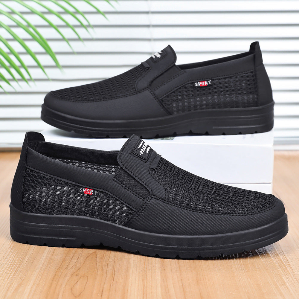 Damen Sportliche Slip-On Schuhe mit elastischem Mesh-Obermaterial und rutschfester Sohle R&B