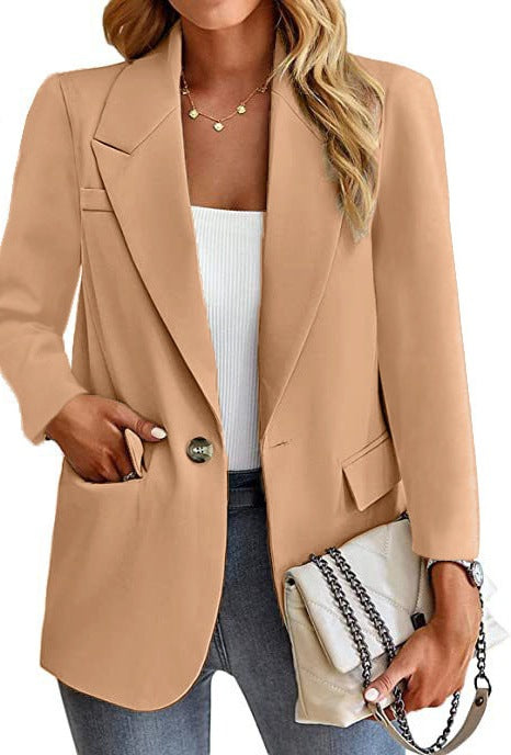 Damen Blazer mit modischen Taschen und elegantem Schnitt R&B