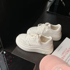 Damen modische Plateau Sneakers mit strapazierfähigem Obermaterial R&B
