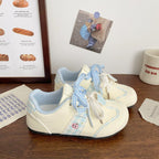 Damen Komfortable Sneakers mit verspielten Schleifendetails