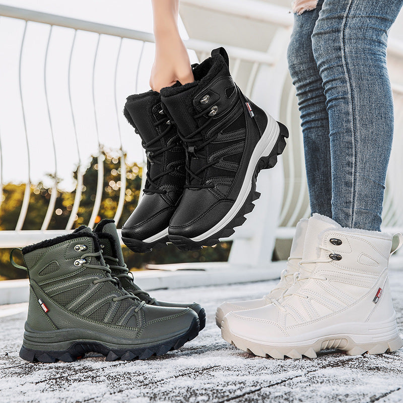 Damen Multifunktionale Winterstiefel mit rutschfester Sohle und isolierendem Futter