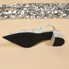 Damen Elegante und stilvolle Pumps mit geschwungenem Absatz R&B