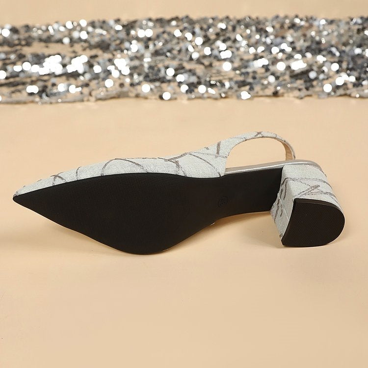 Damen Elegante und stilvolle Pumps mit geschwungenem Absatz R&B