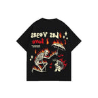 Damen Grafik T-Shirt mit einzigartigem Skelettmotiv und lR&Bhaftem Druck R&B