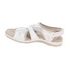 Damen Komfortable Freizeitsandalen mit anatomischer Fußbettung und verstellbarem Klettverschluss R&B