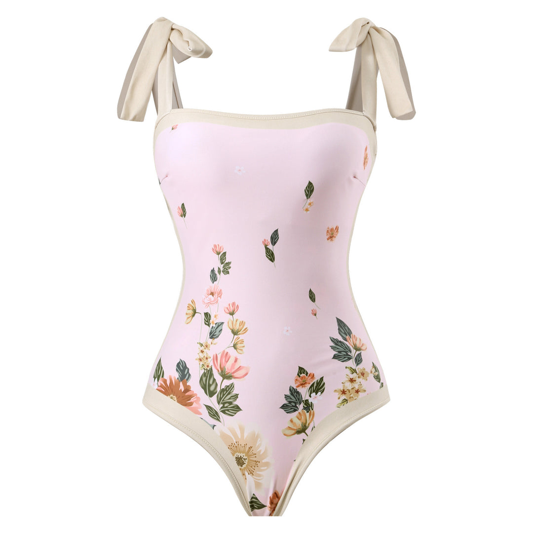 Damen Eleganter Schwimmanzug mit floralem Design R&B