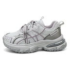 Damen Sportliche Sneakers mit atmungsaktiver Mesh-Oberfläche und stoßdämpfendem Fußbett R&B