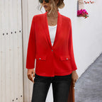 Damen Elegant geschnittene Blazerjacke mit praktischen Taschen R&B
