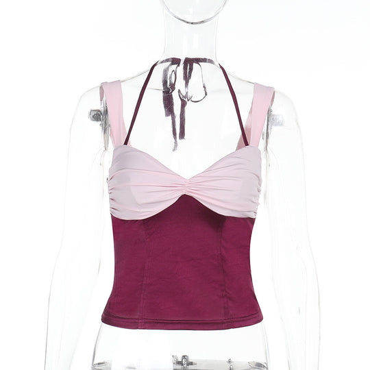 Damen Crop-Top mit schulterfreiem Design und raffinierten Rüschendetails R&B