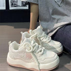 Damen Trendige Sneakers mit modischen Applikationen und gepolsterter Sohle R&B