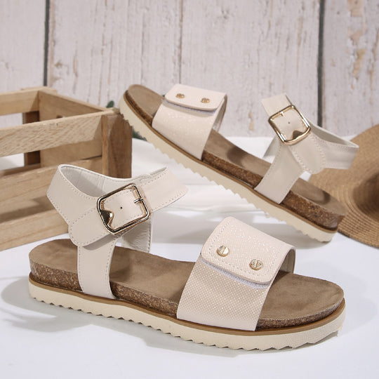 Damen Bequeme Sandalen mit verstellbarem Riemen R&B