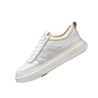 Damen Sportliche Sneakers mit luxuriösem Leder und rutschfester Laufsohle R&B