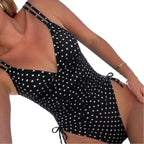 Damen Einteiliger Badeanzug mit raffinierten Raffungselementen und neuem Rückendesign R&B