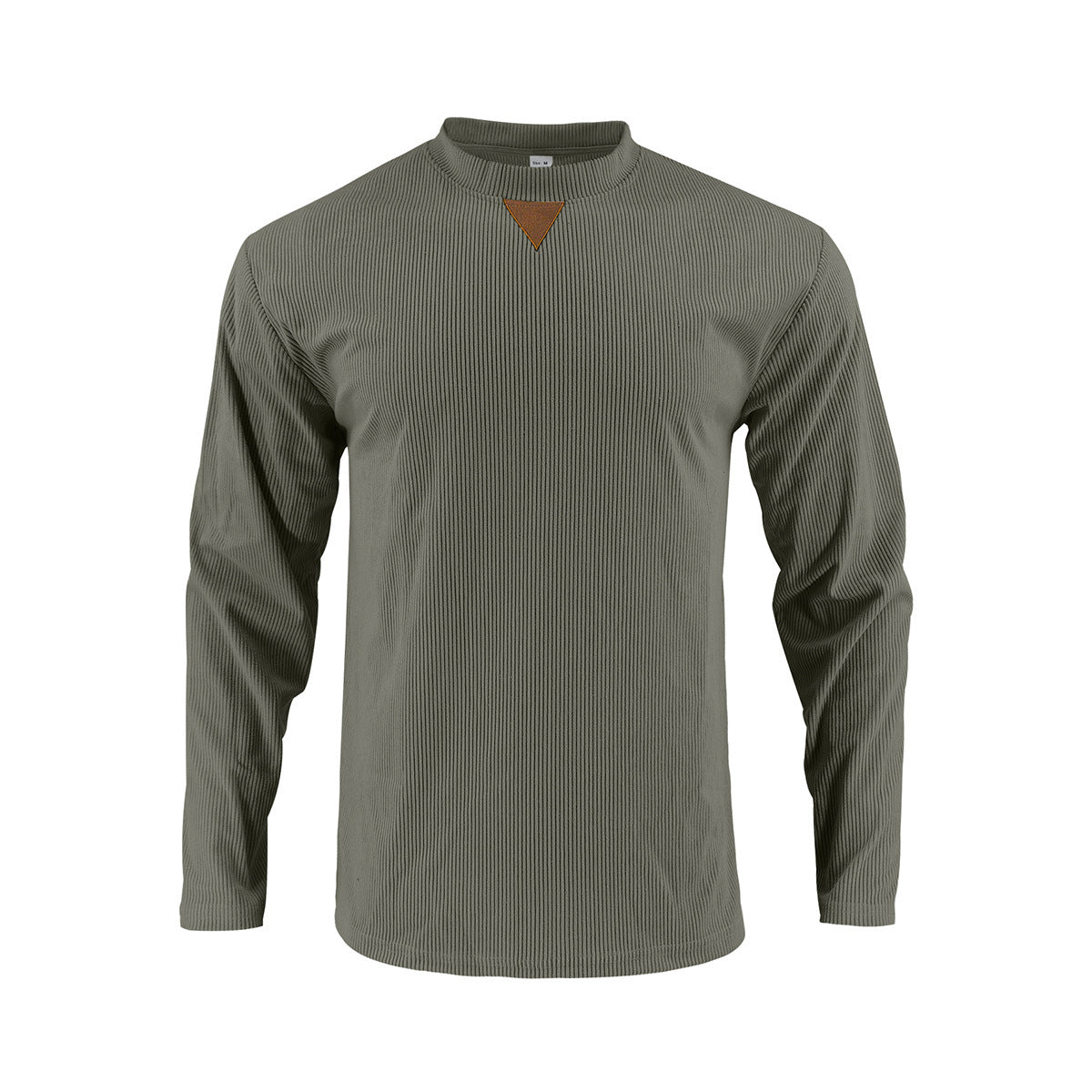 Herren Langarmshirt mit strukturiertem Rippdesign R&B