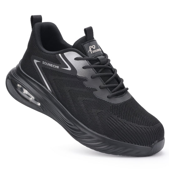 Herren bequeme Laufschuhe mit atmungsaktiver Mesh-Oberfläche und dämpfender Sohle R&B