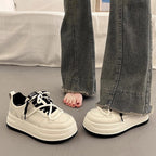 Damen modische Plateau-Sneaker mit innovativem Komfort und atmungsaktiver Sohle