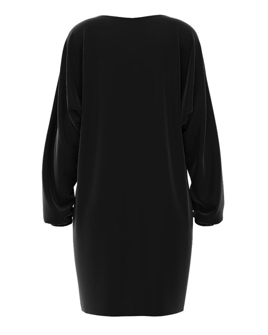 Damen lässiges Weihnachtskleid mit einzigartigem Druckdesign und weitem Schnitt R&B