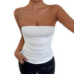 Damen Rüschen Top