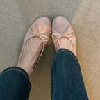 Damen elegante Ballerinas mit raffiniertem Riemchen