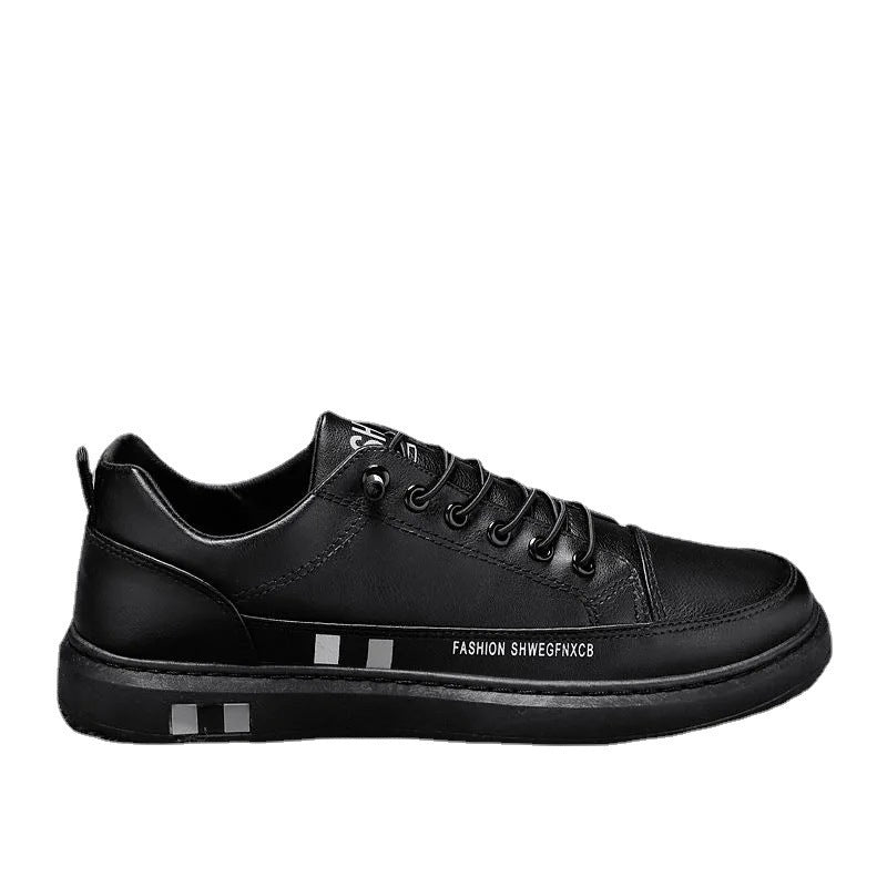 Herren Sneakers von hochwertigem Leder mit modischen Akzenten R&B