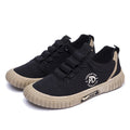 Damen Bequeme Sneaker mit elastischen Schnürsenkeln und rutschfester Sohle R&B