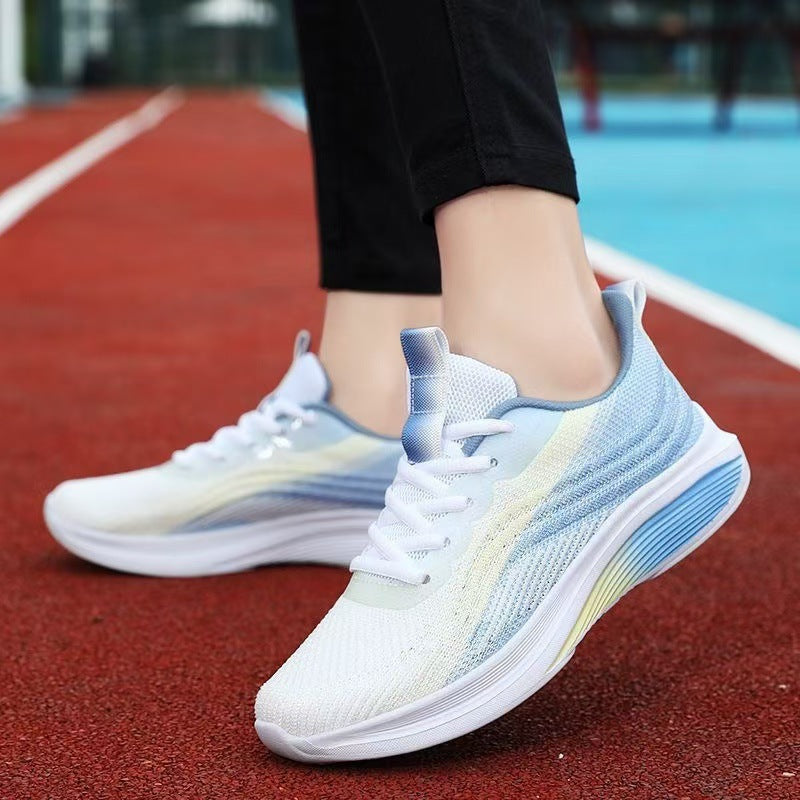 Damen Atmungsaktive Fitness-Sneaker mit dämpfendem Laufsohlenkomfort R&B