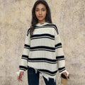 Damen Streifen Pullover