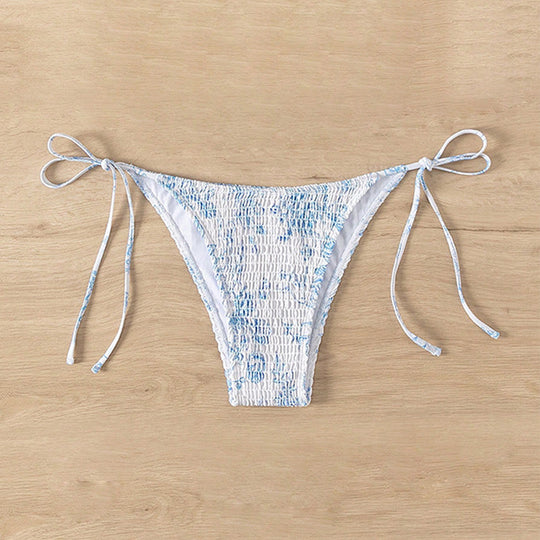 Damen Bikini-Höschen mit flexiblem Schnürdesign R&B