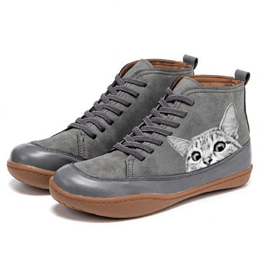 Damen Sneaker mit tierischem Motiv R&B