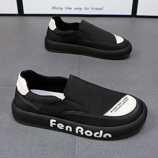 Damen Bequeme Slip-On Sneakers mit trendigem Design und rutschfester Sohle R&B