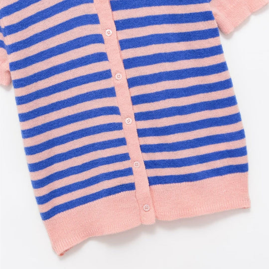 Damen Knopf-Down Pullover R&B