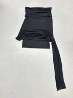 Damen Lounge-Top mit raffinierten Rüschendetails und elastischem Saum R&B