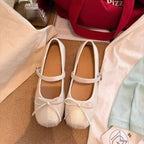 Damen Ballerina-Schuhe mit dekorativem Riemchen und komfortablem Fußbett R&B