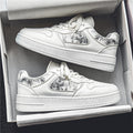 Damen Modische Sneakers mit einzigartigem floralem Motiv R&B