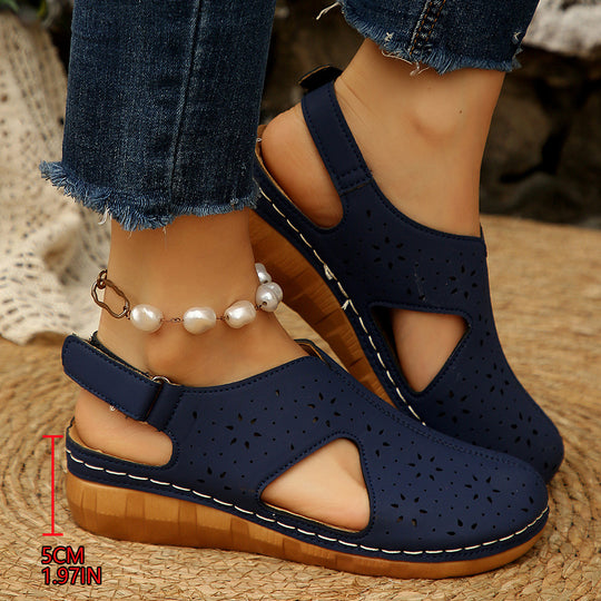 Damen luftige Sandalen mit modischem Cut-Out-Design R&B