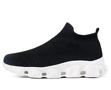 Damen Atmungsaktive Strick-Laufschuhe mit rutschfester Sohle R&B