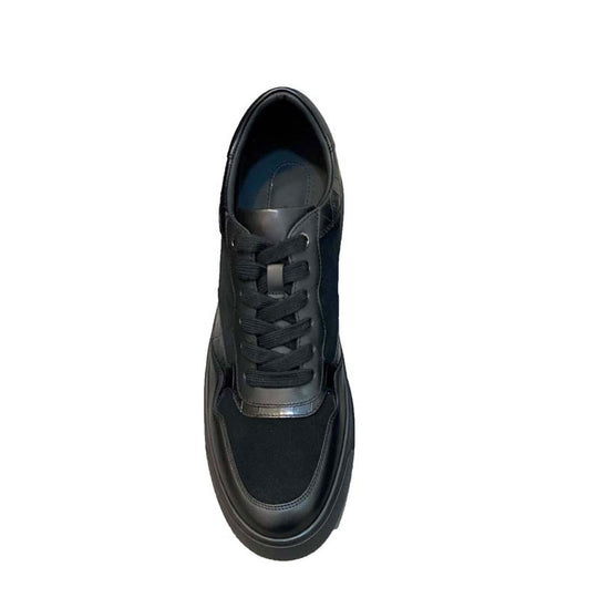 Damen hochwertige Sneaker mit eleganter Wildleder- und Lederkombination R&B
