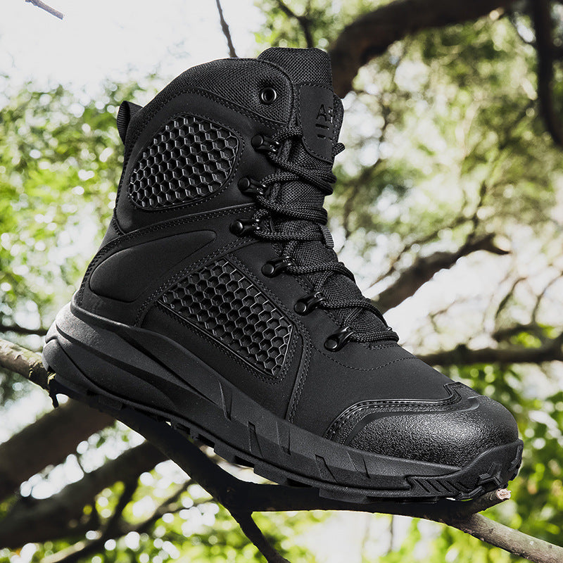 Herren Tactical Stiefel mit griffiger Sohle und atmungsaktiver Struktur R&B