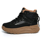 Damen Winterliche High-Top Sneakers mit kuscheligem Innenfutter und rutschfester Sohle R&B