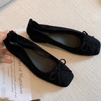 Damen Ballerina-Schuhe mit dekorativem Schleifendetail und bequemer Passform