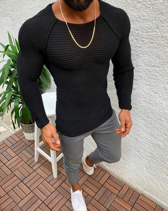 Herren Langarmshirt R&B