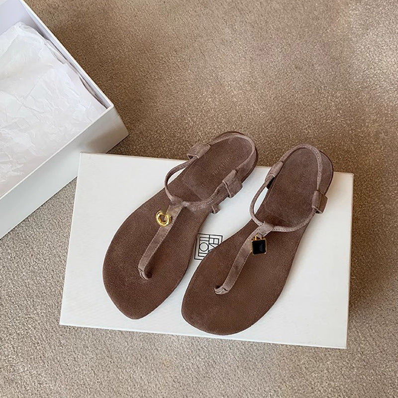Damen Lederige Sandalen R&B