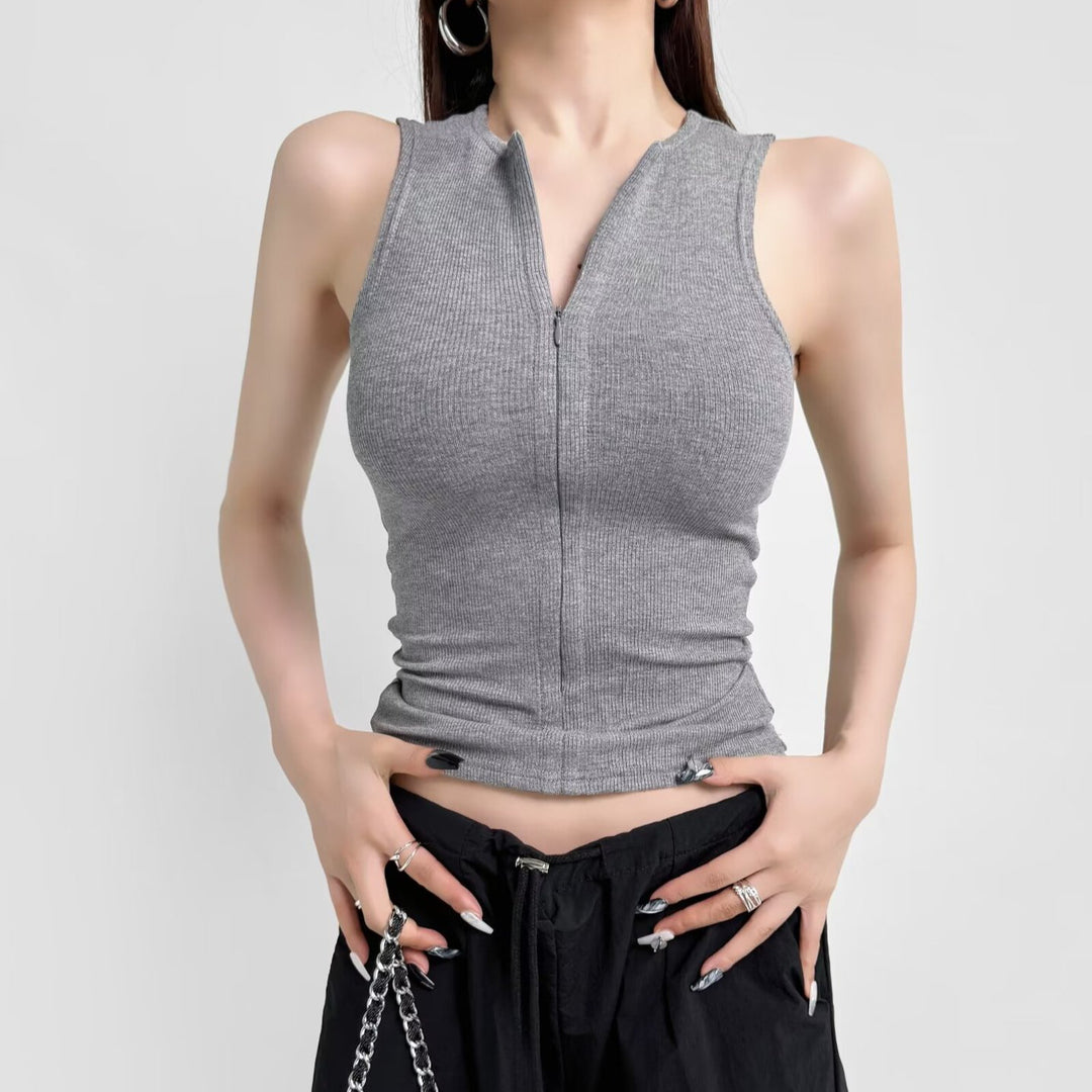 Damen ärmelloses Sportoberteil R&B